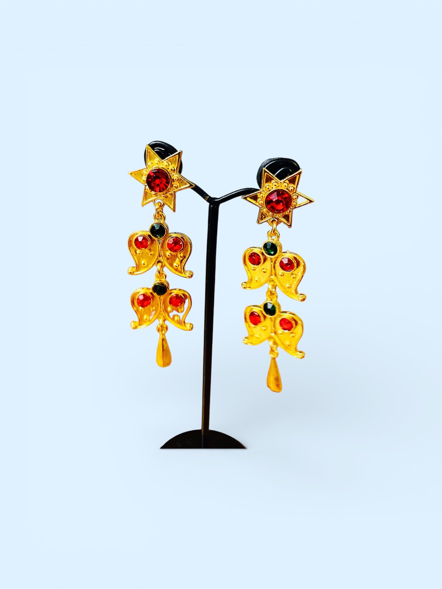 Gold plated Ethnic Earrings