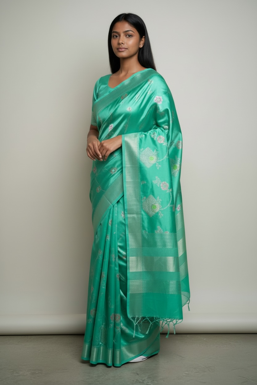 Silk Saree with blouse