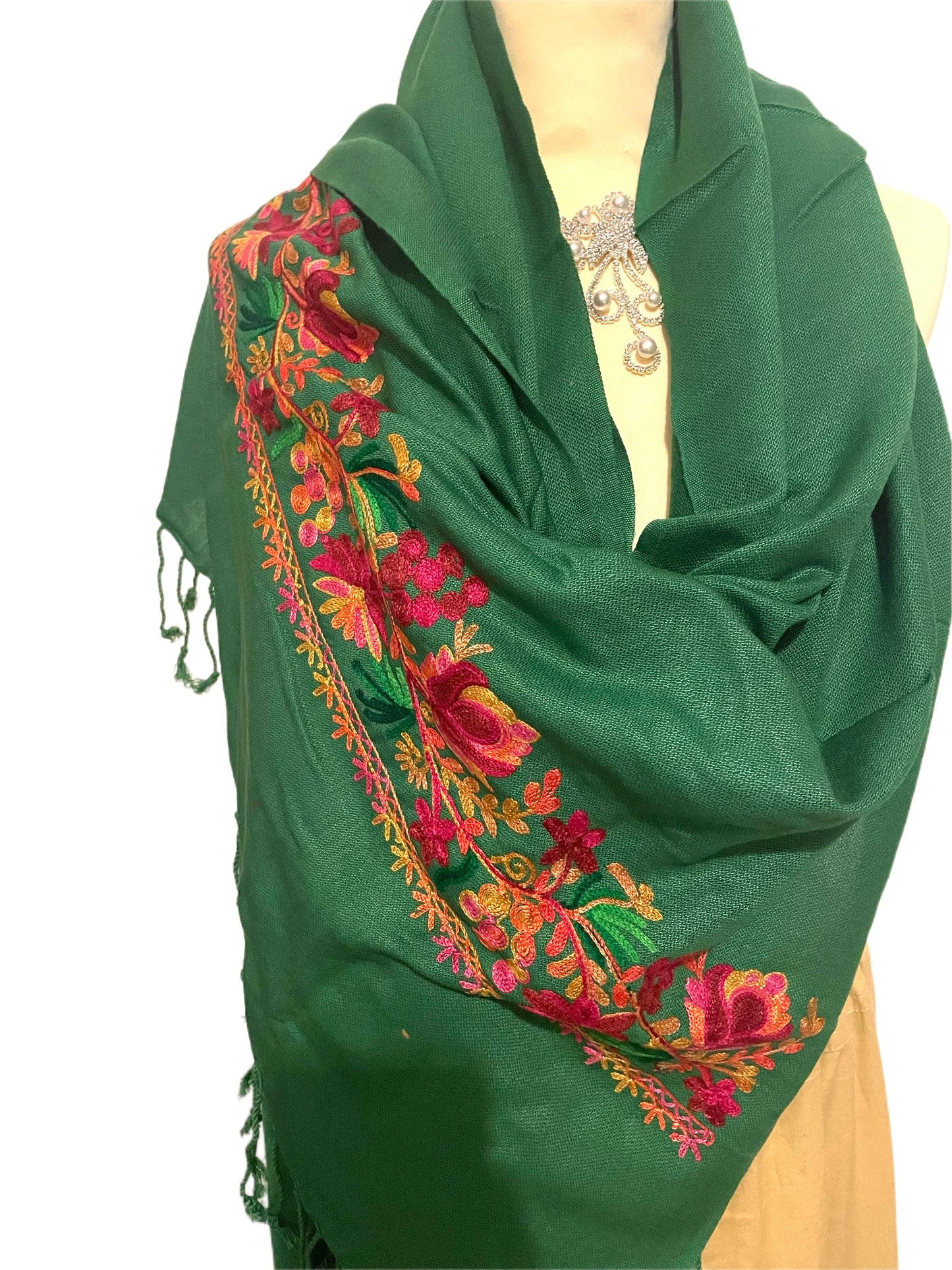 Embroidered Pashmina