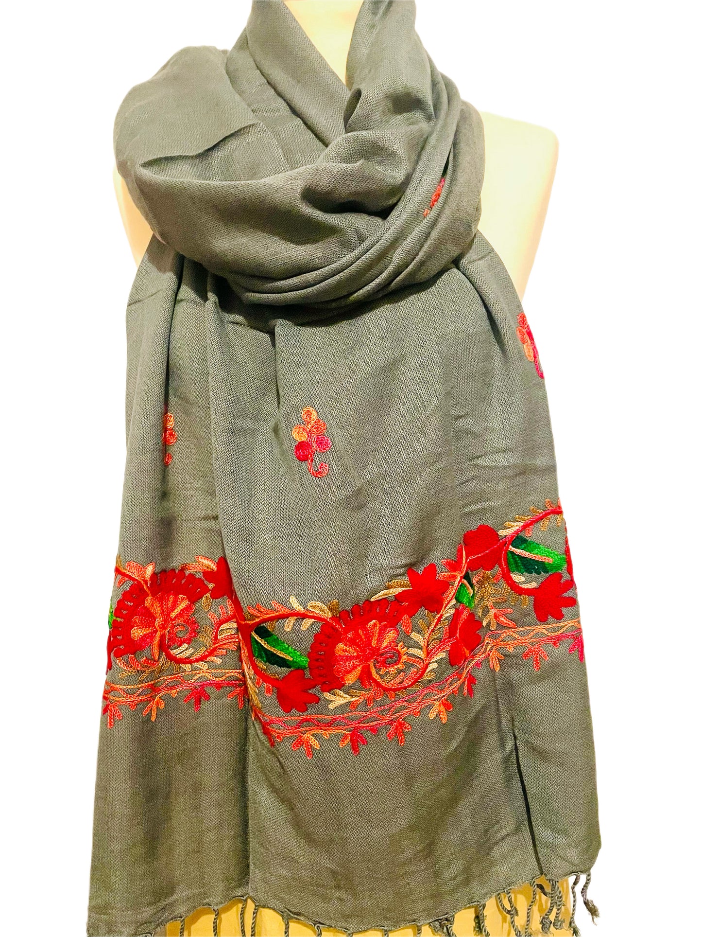 Embroidered Pashmina