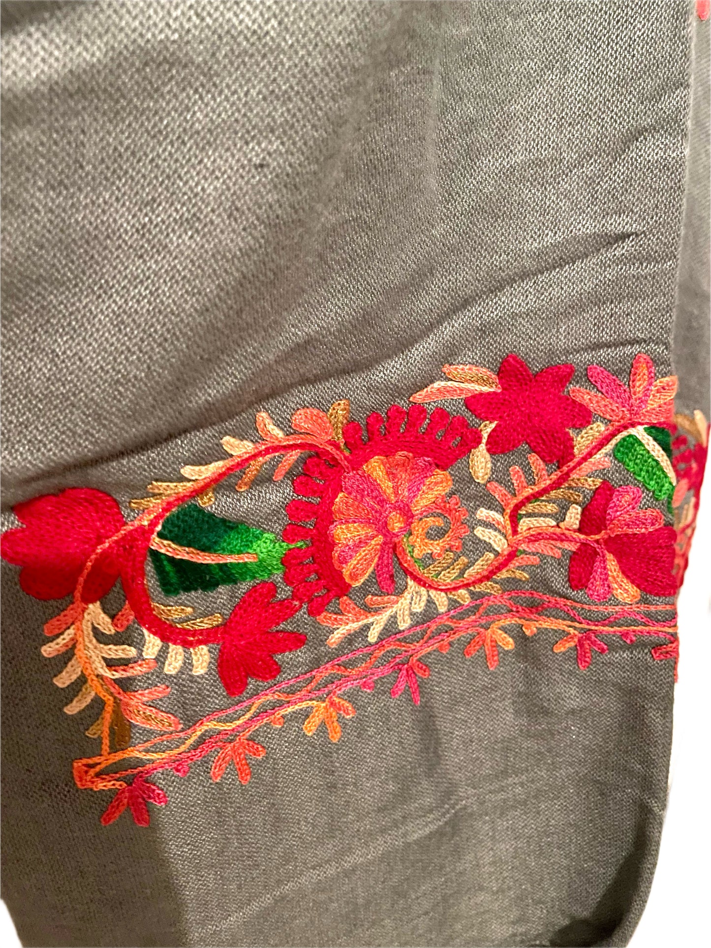 Embroidered Pashmina