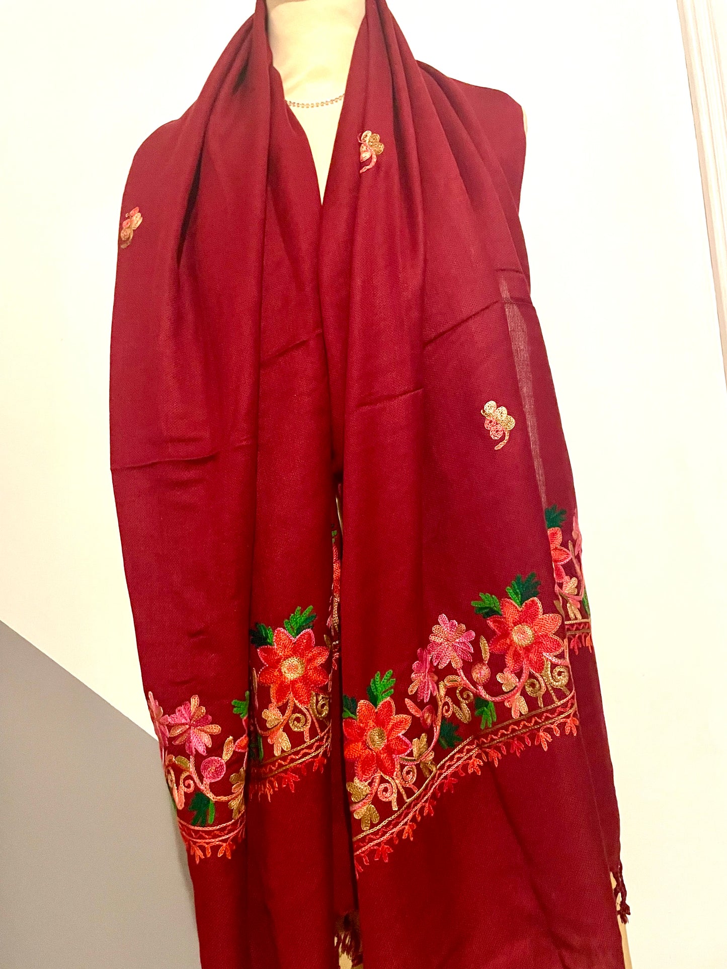 Embroidered Pashmina