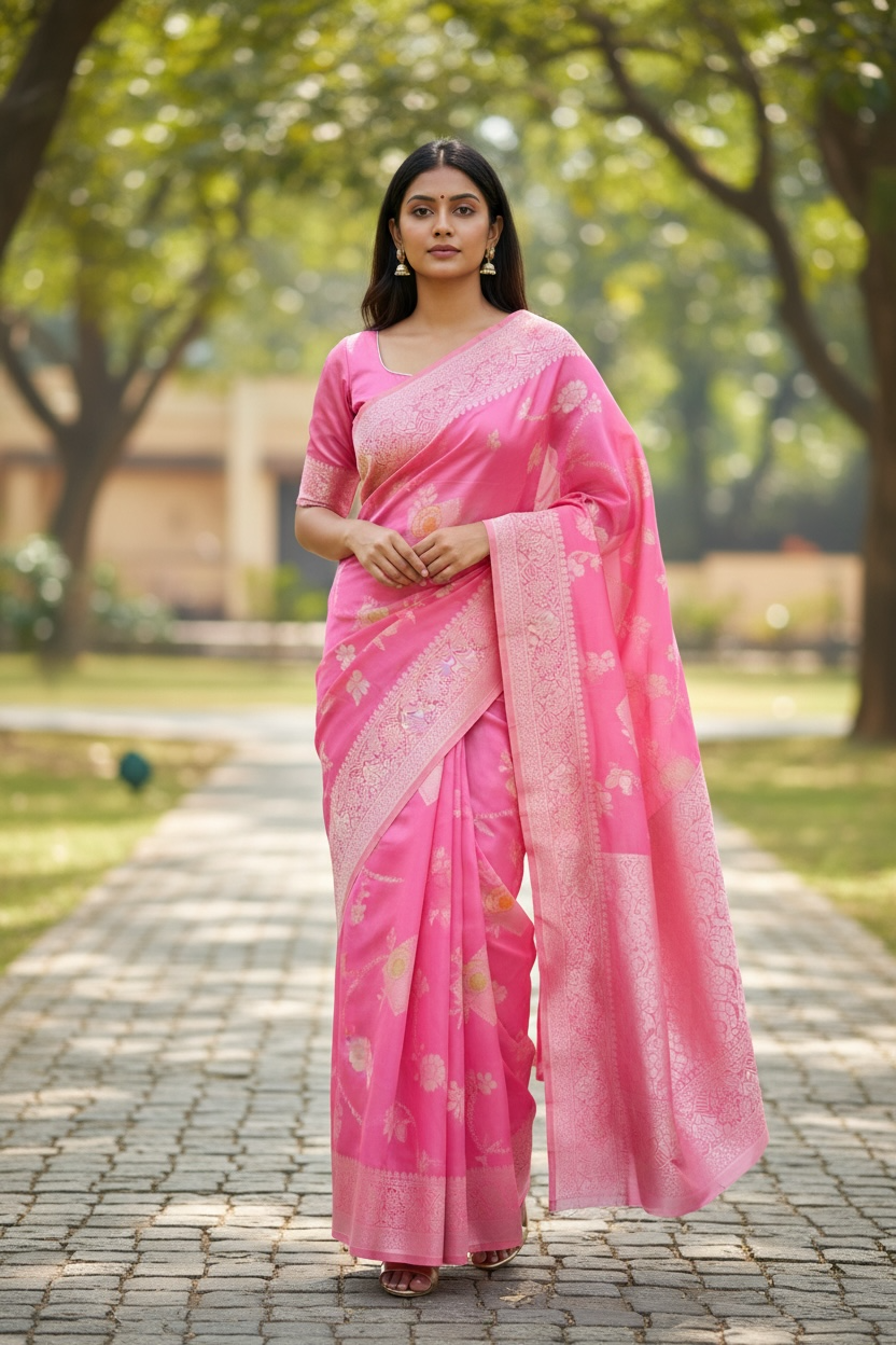 Silk Saree with blouse
