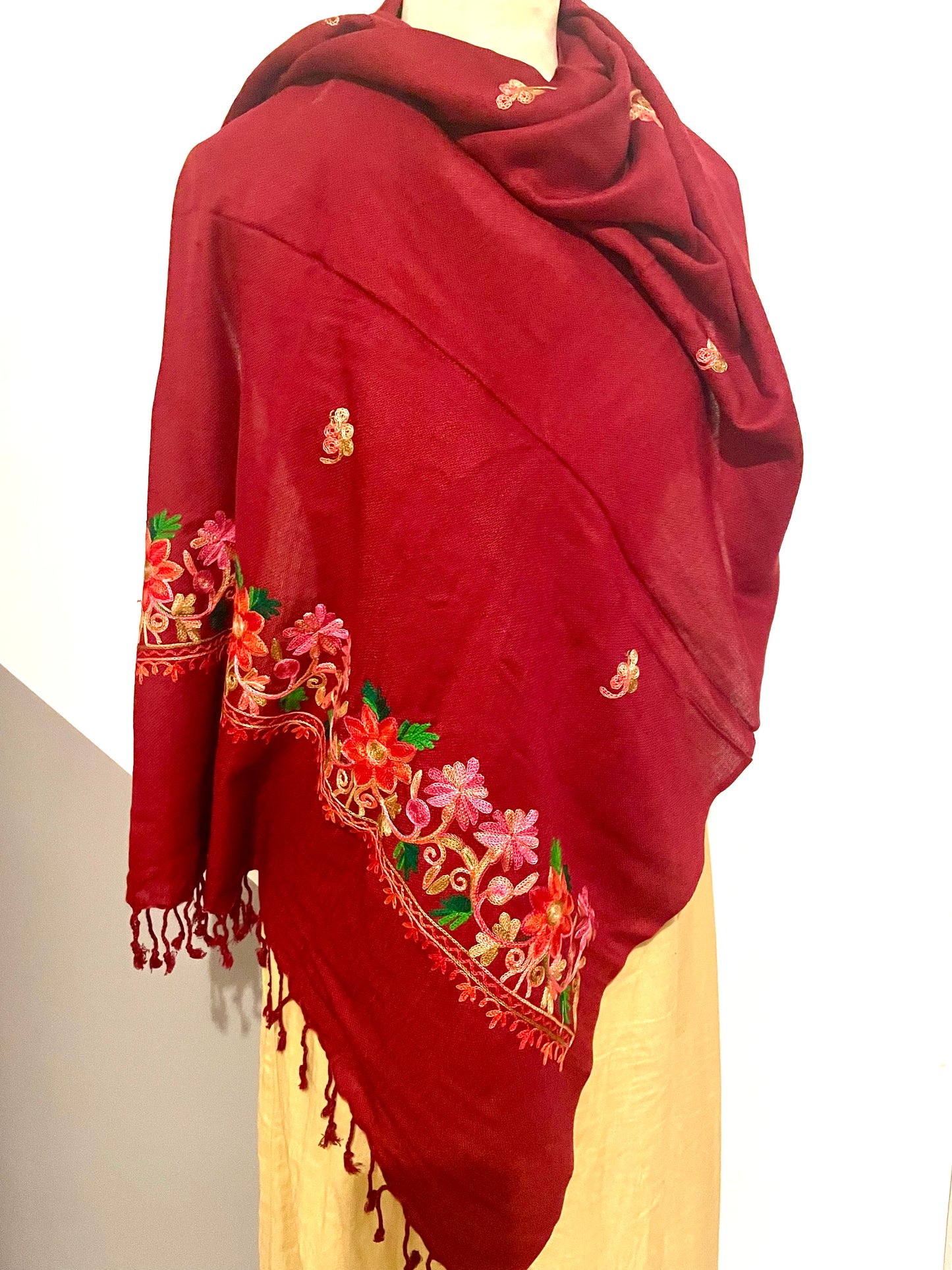 Embroidered Pashmina