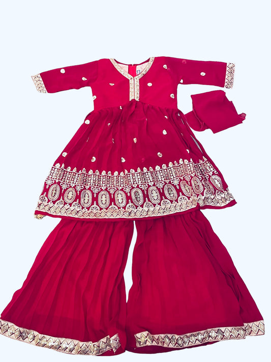 Girl Sharara Kurta Salwar 4-6 yrs