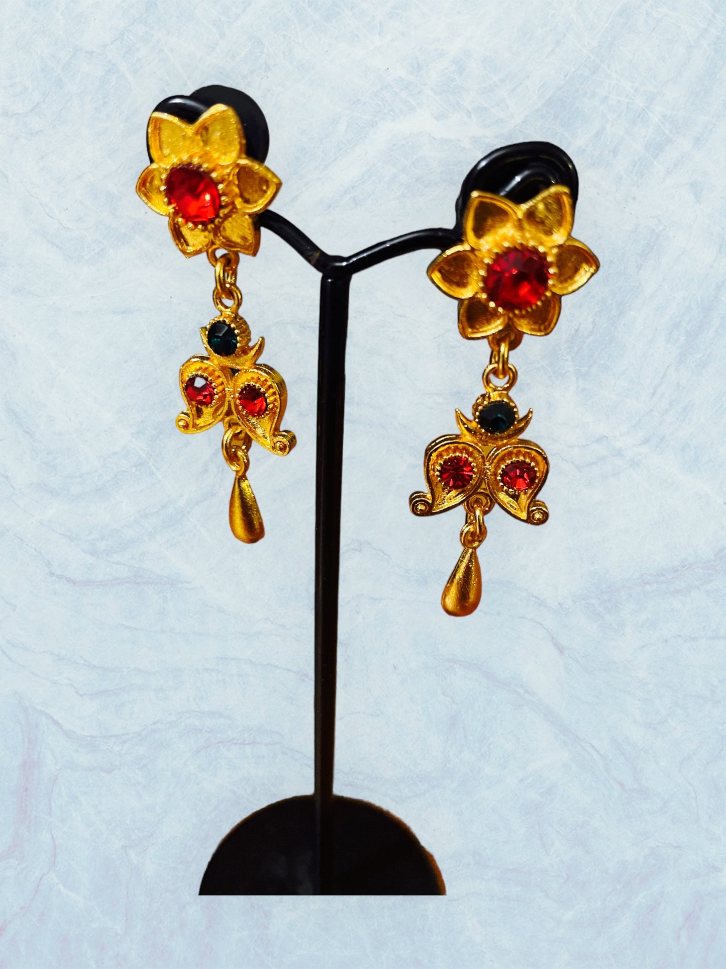 Gold plated Ethnic Earrings