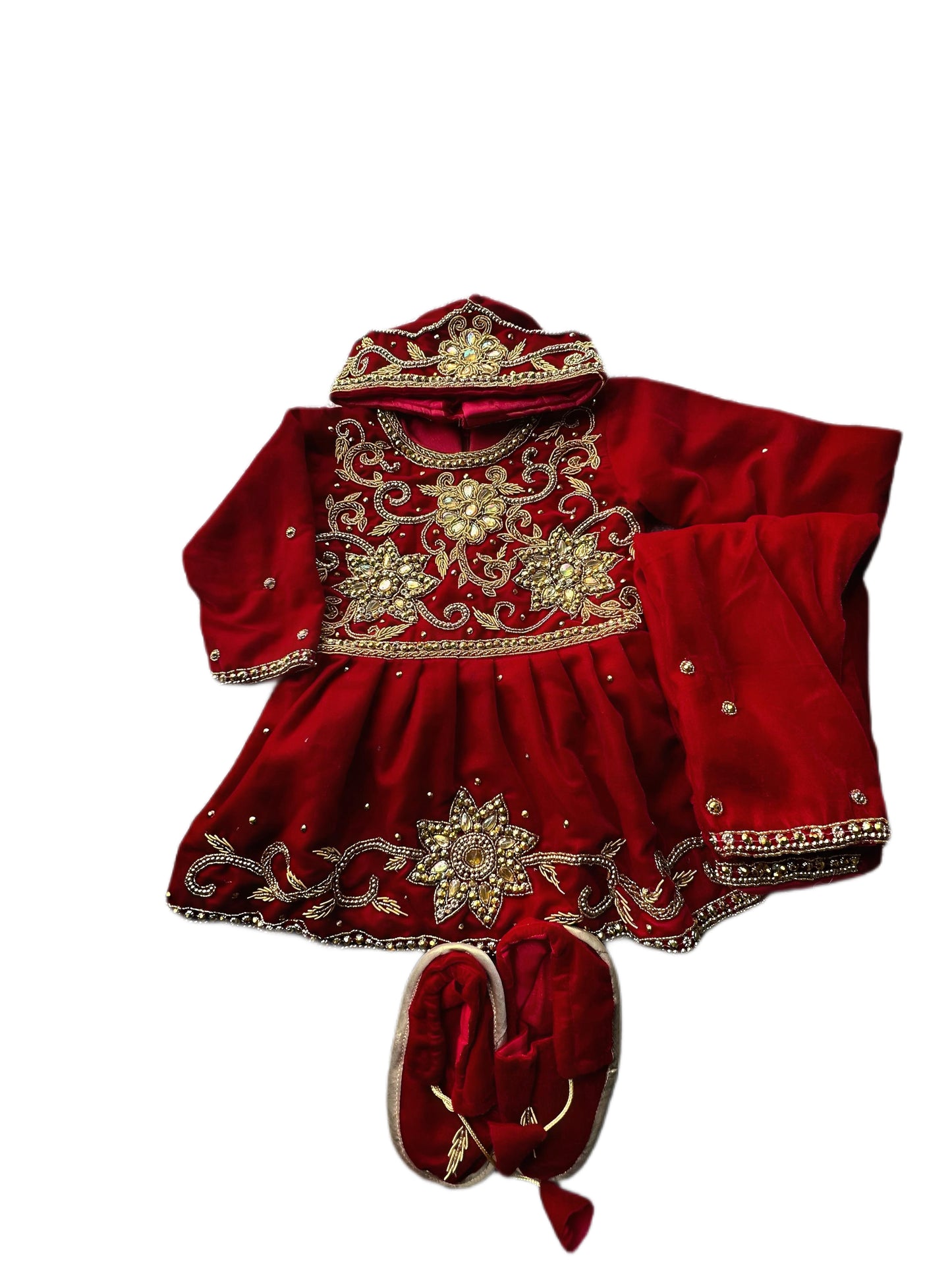 Red Velvet Pasne outfit (6-12 months)