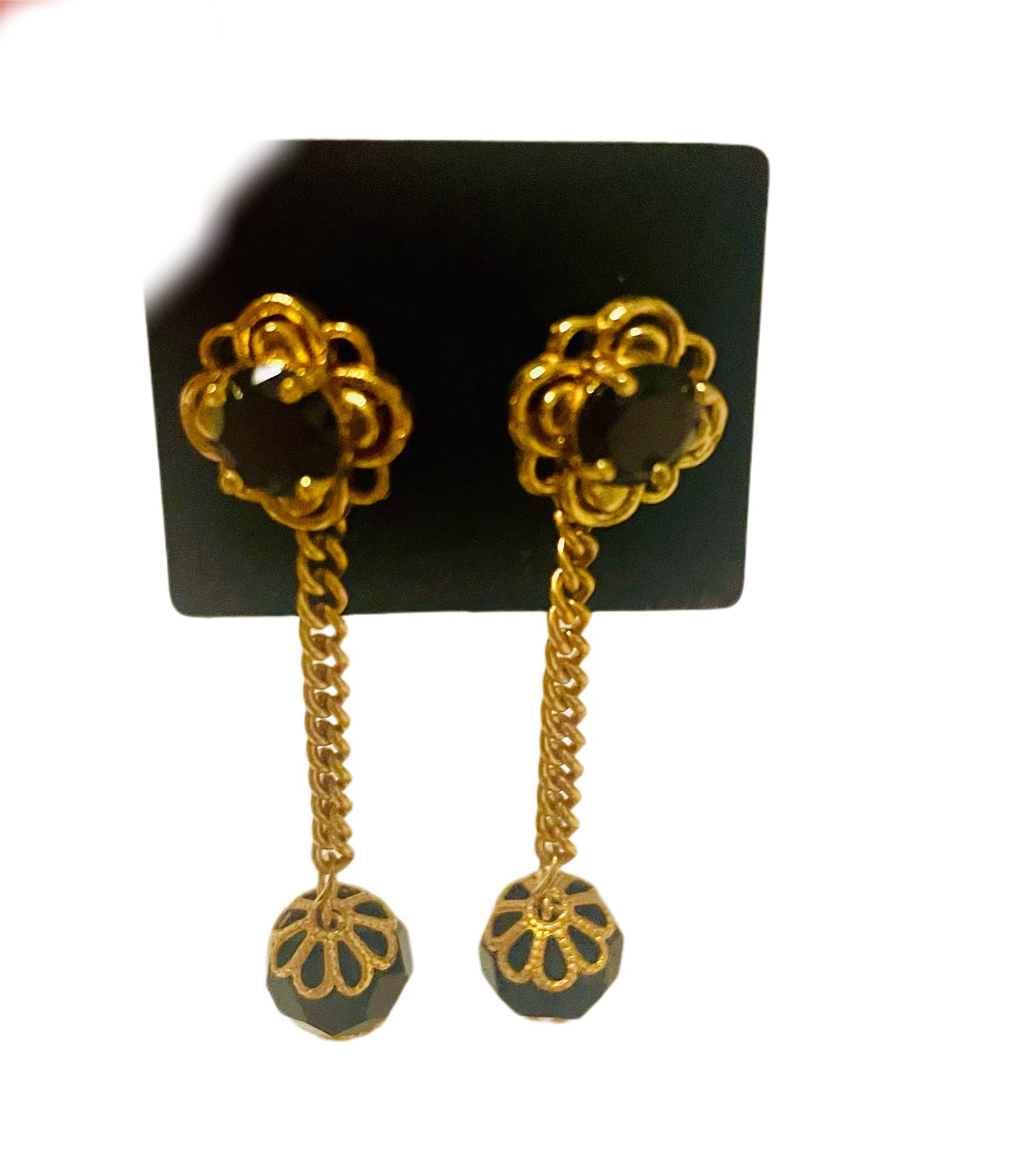 Gold plated earrings